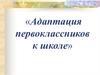 Адаптация первоклассников к школе