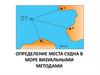 Определение места судна в море визуальными методами