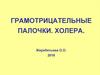 Грамотрицательные палочки. Холера