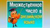 Множественное число в английском языке