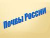 Почвы России