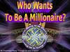 Who wants to be a millionnarie. Vocabulary game