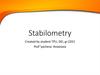 Stabilometry