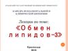 Обмен липидов-3. Источники ацетил-КоА