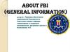 About FBI (general information)