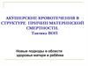 Акушерские кровотечения в структуре причин материнской смертности. Тактика ВОП