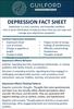 Depression fact sheet