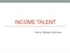 Income talent. Бизнес-план