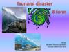 Tsunami disaster. 8 form