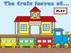 The train leaves at