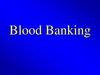 Blood Banking