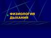 Физиология дыхания