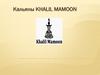 Кальяны Khalil Mamoon