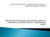 Организация процедур внутреннего аудита в учреждении дополнительного образования детей