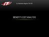Benefit-cost analysis