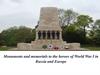 Monuments and memorials to the heroes of World War I in Russia and Europe