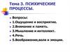 Психические процессы