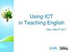 Using ICT in Teaching English