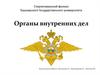 Органы внутренних дел