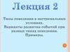 Формы поведения человека в экстремальных условиях