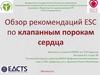 Рекомендации ESC по клапанным порокам сердца