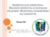 Химическая кинетика. Молекулярность и порядок реакции. Факторы, влияющие на скорость. (Лекция 06)