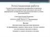 Аттестационная работа. Дополнительная образовательная программа по формированию здорового образа жизни «Лесенки здоровья»