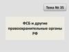 ФСБ и другие правоохранительные органы РФ