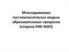 Многоуровневая постнеклассическая модель образовательных процессов (спираль ПНК МОП)
