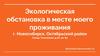 Экологическая обстановка в месте моего проживания. Город Новосибирск, Октябрьский район