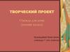 Творческий проект. Одежда для дома (пошив халата)