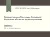 Программа развития здравоохранения в РФ