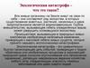 Экологическая катастрофа – что это такое