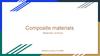 Composite materials. Materials of future