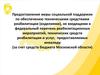 Предоставления меры социальной поддержки по обеспечению техническими средствами реабилитации и услуг, предоставляемых инвалиду