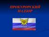Прокурорский надзор