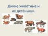 Дикие животные и их детёныши