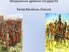 Вооружение древних государств