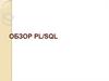 Обзор PL/SQL. Общие сведения