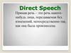 Direct speech
