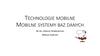 Technologie mobilne Mobilne systemy baz danych