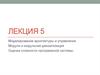Моделирование архитектуры и управления. Модули и модульная декомпозиция. Оценка сложности программной системы