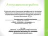 Аттестационная работа. Проектно-исследовательская деятельность по программе «Занимательный русский язык»