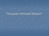 Государственный бюджет