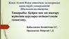 Бүйрек пен зәп шығару жүйесінің аурулары кезіндегі емдік тамақтану