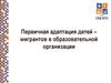 Первичная адаптация детей-мигрантов в образовательной организации