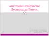 Анатомия в творчестве Леонардо да Винчи