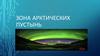 Зона арктических пустынь