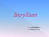 Beryllium