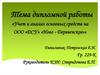 Учет и анализ основных средств на ООО «ДСУ» «Ново - Деревенское»